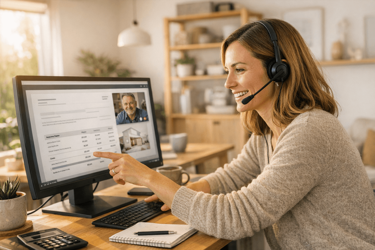 Kvaligo rådgiver hjælper boligejer med byggetilbud