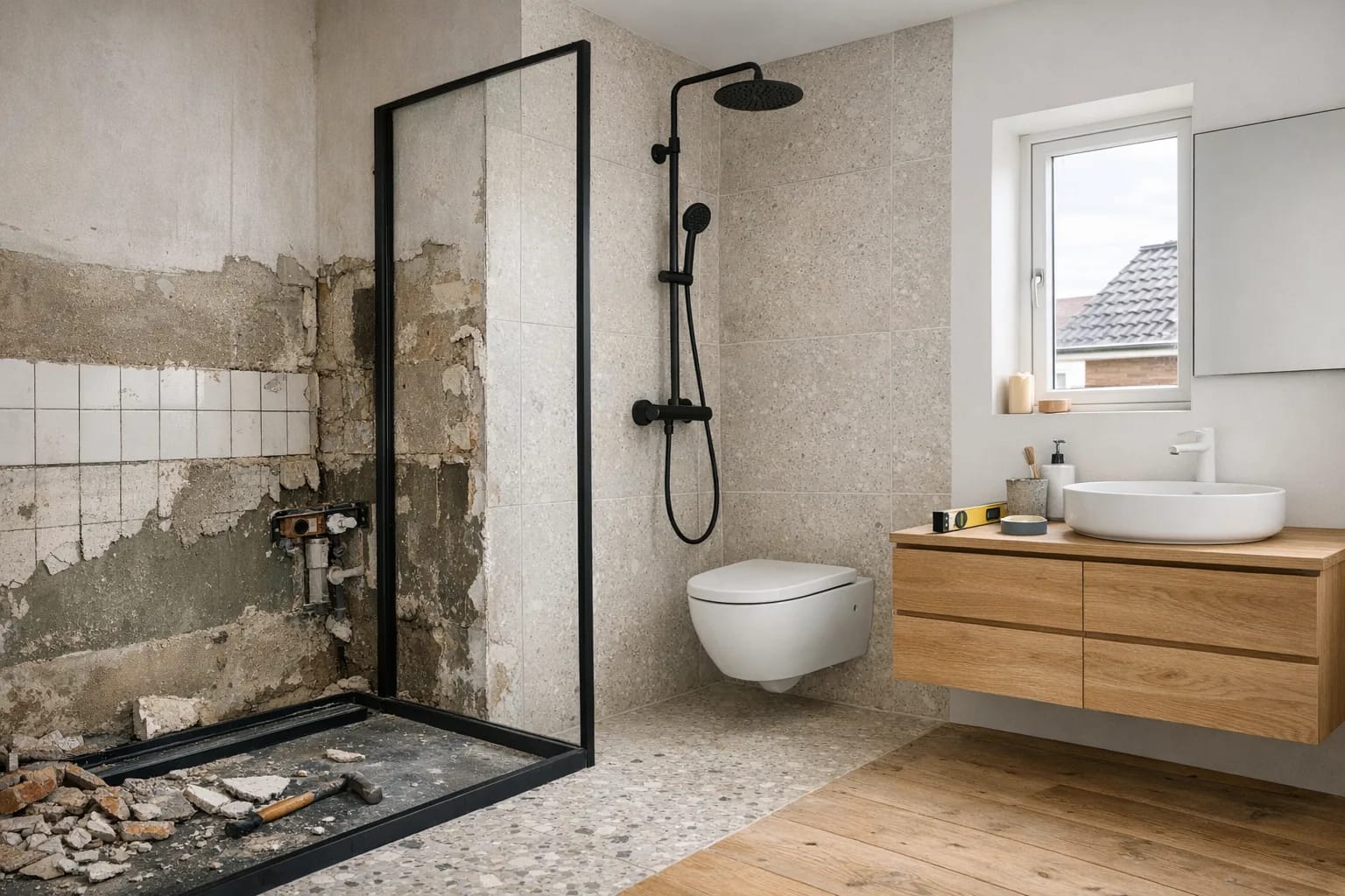 Badeværelse i Faxe — Kvaligo