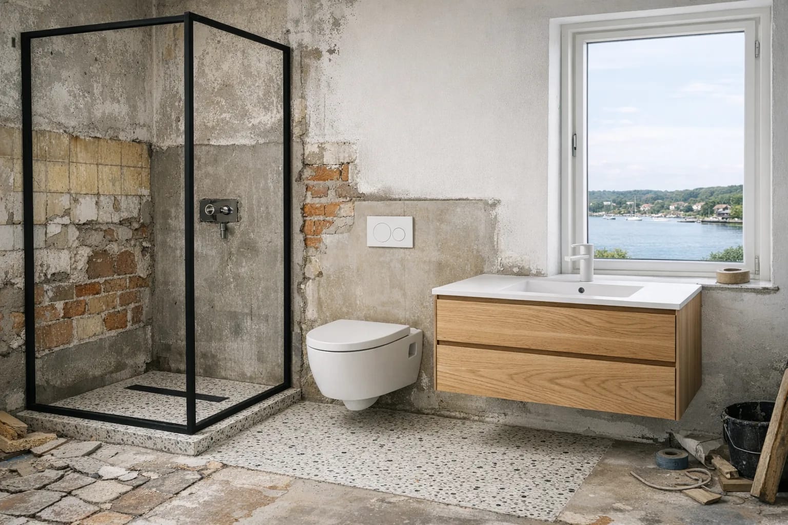 Badeværelse i Frederikssund — Kvaligo