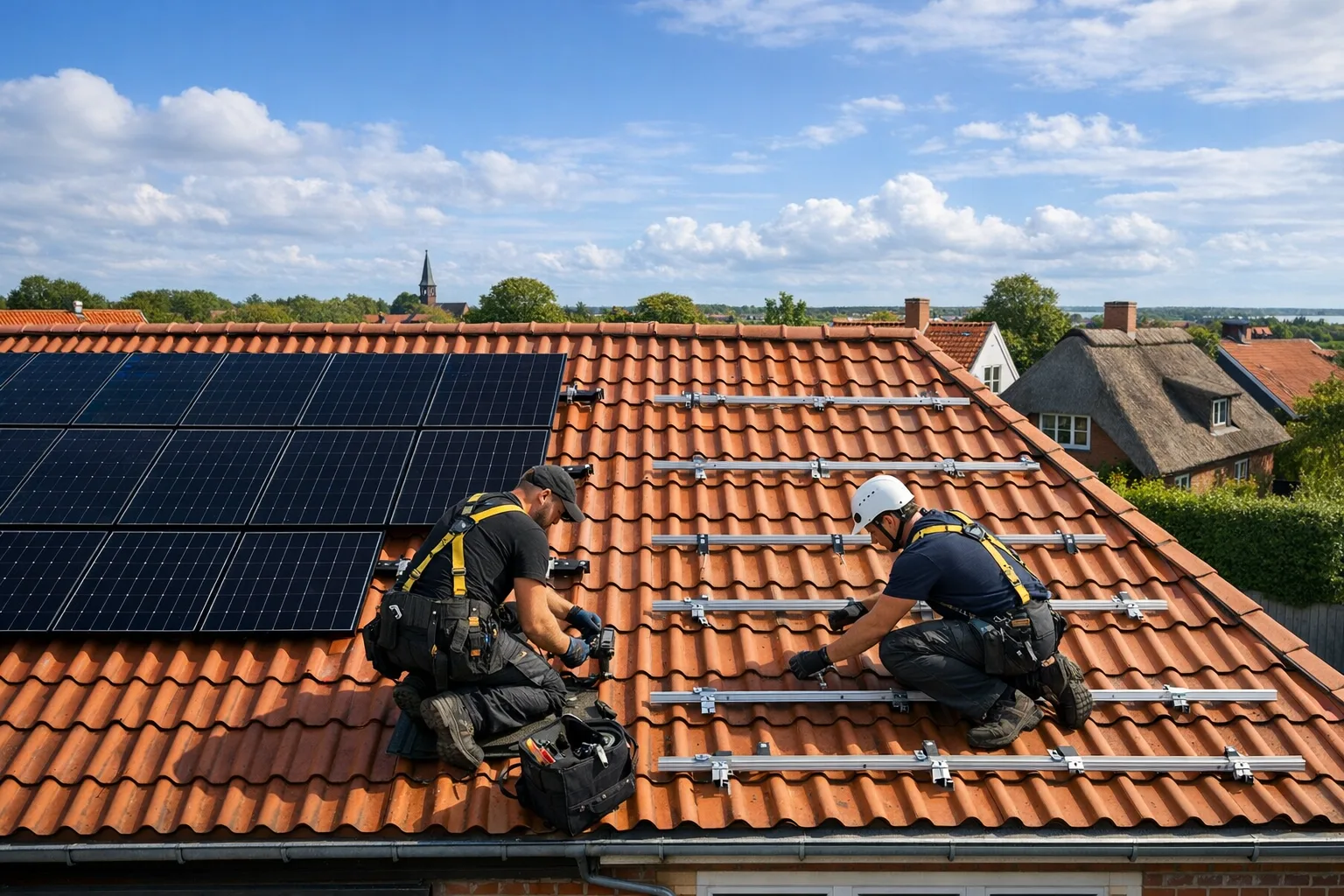 Solceller i Haslev — Kvaligo