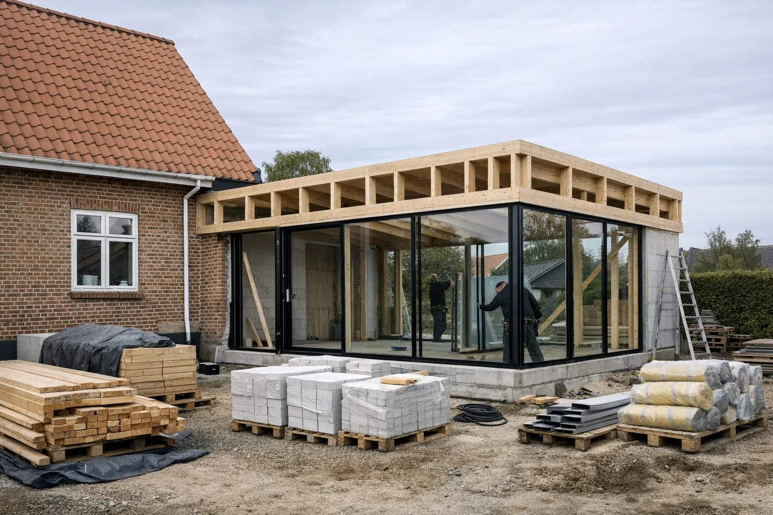 Tilbygning i Albertslund — Kvaligo