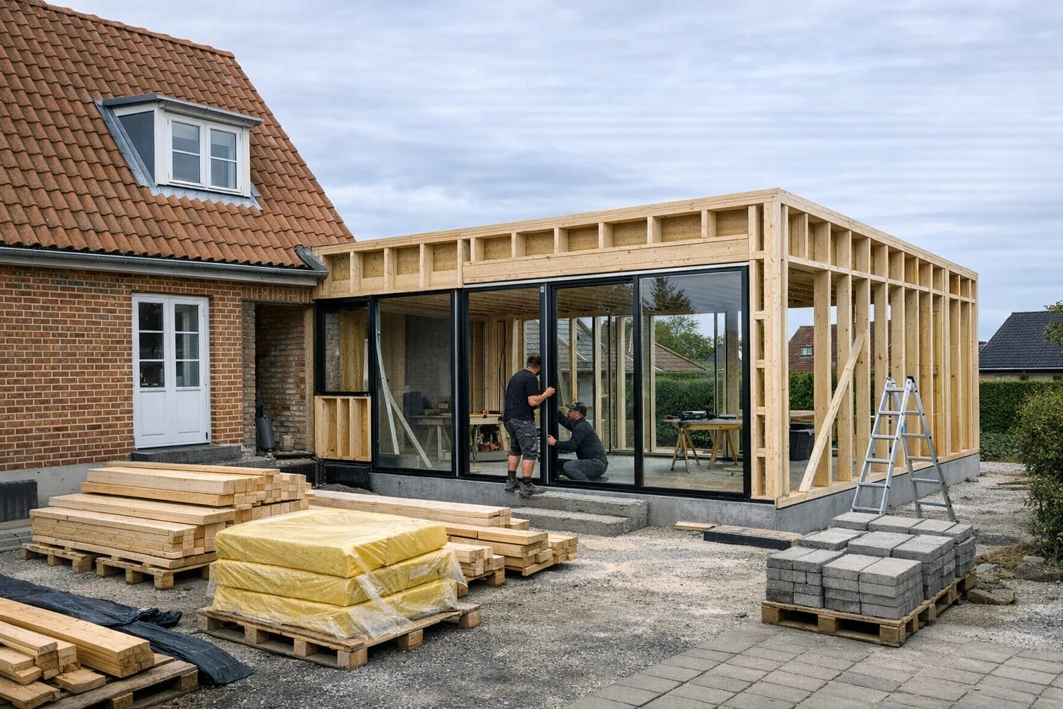 Tilbygning i Gentofte — Kvaligo