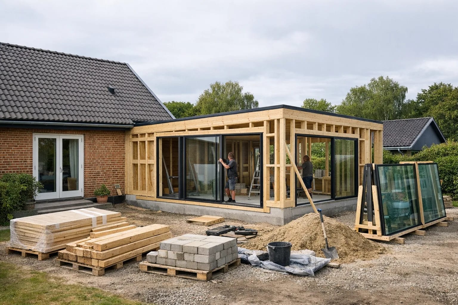 Tilbygning i Hillerød — Kvaligo