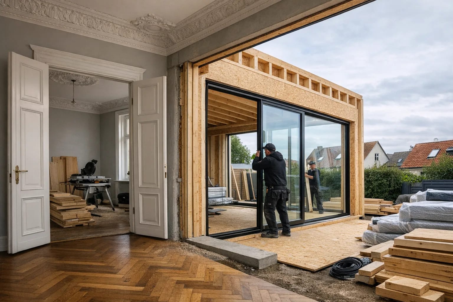 Tilbygning i København — Kvaligo