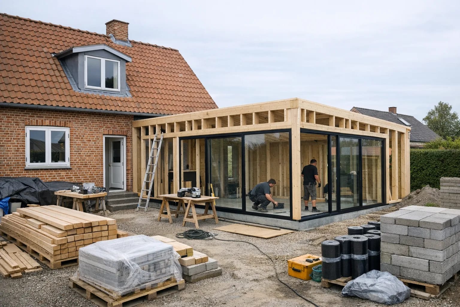 Tilbygning i Køge — Kvaligo