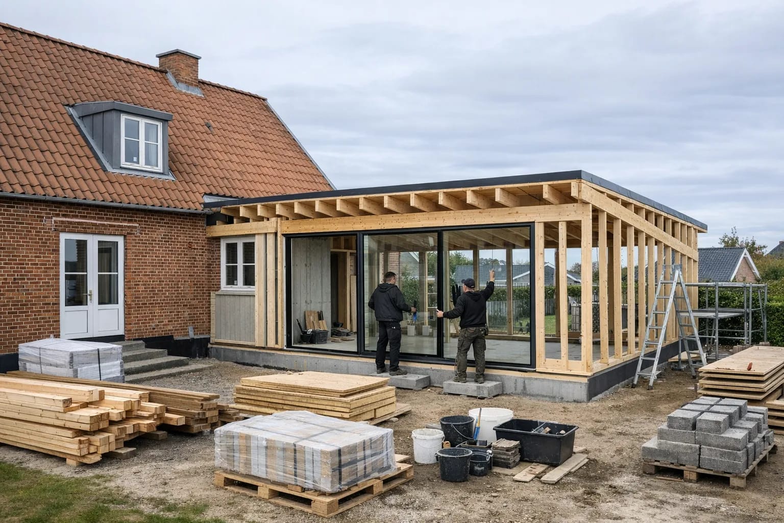 Tilbygning i Lyngby — Kvaligo