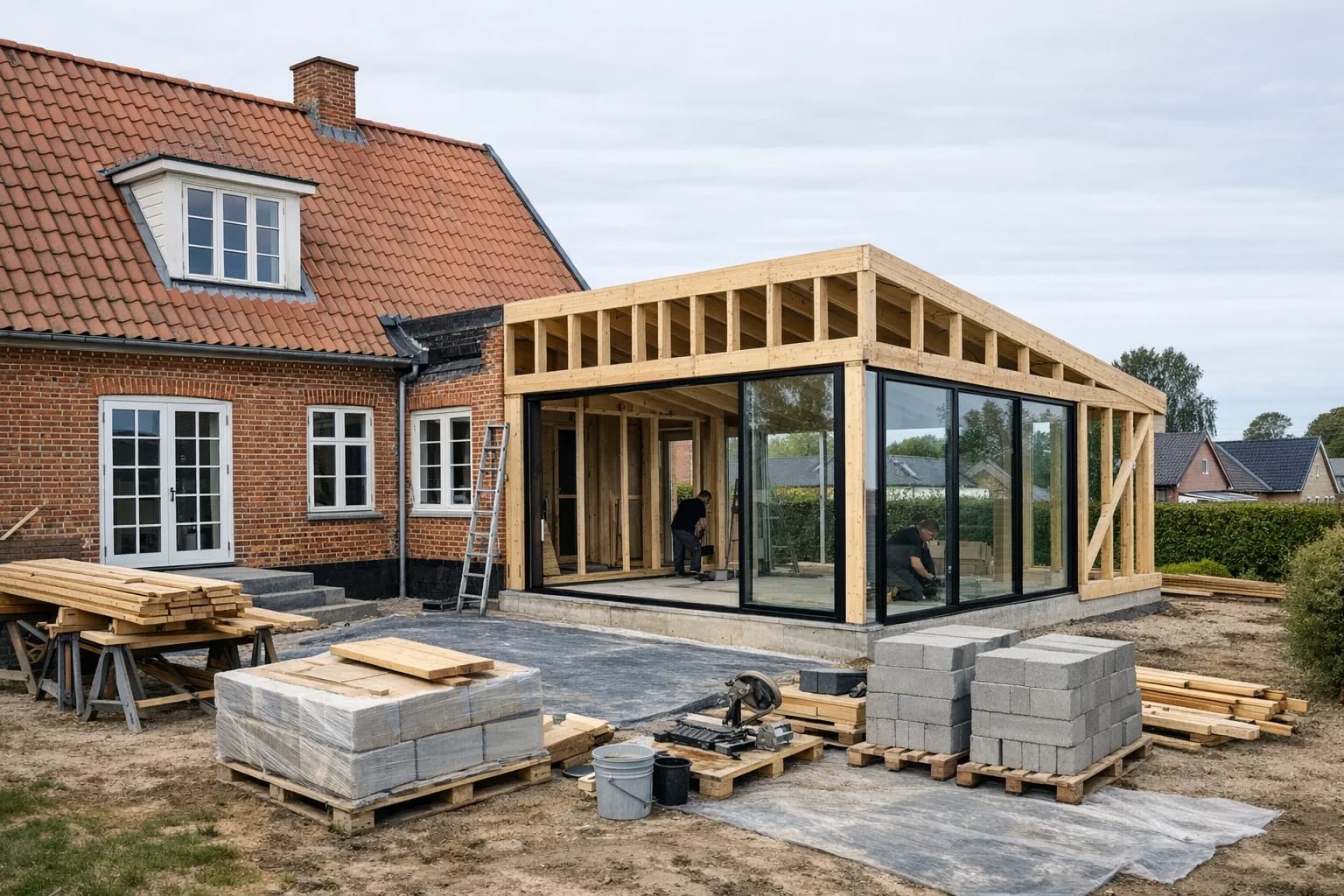 Tilbygning i Randers — Kvaligo