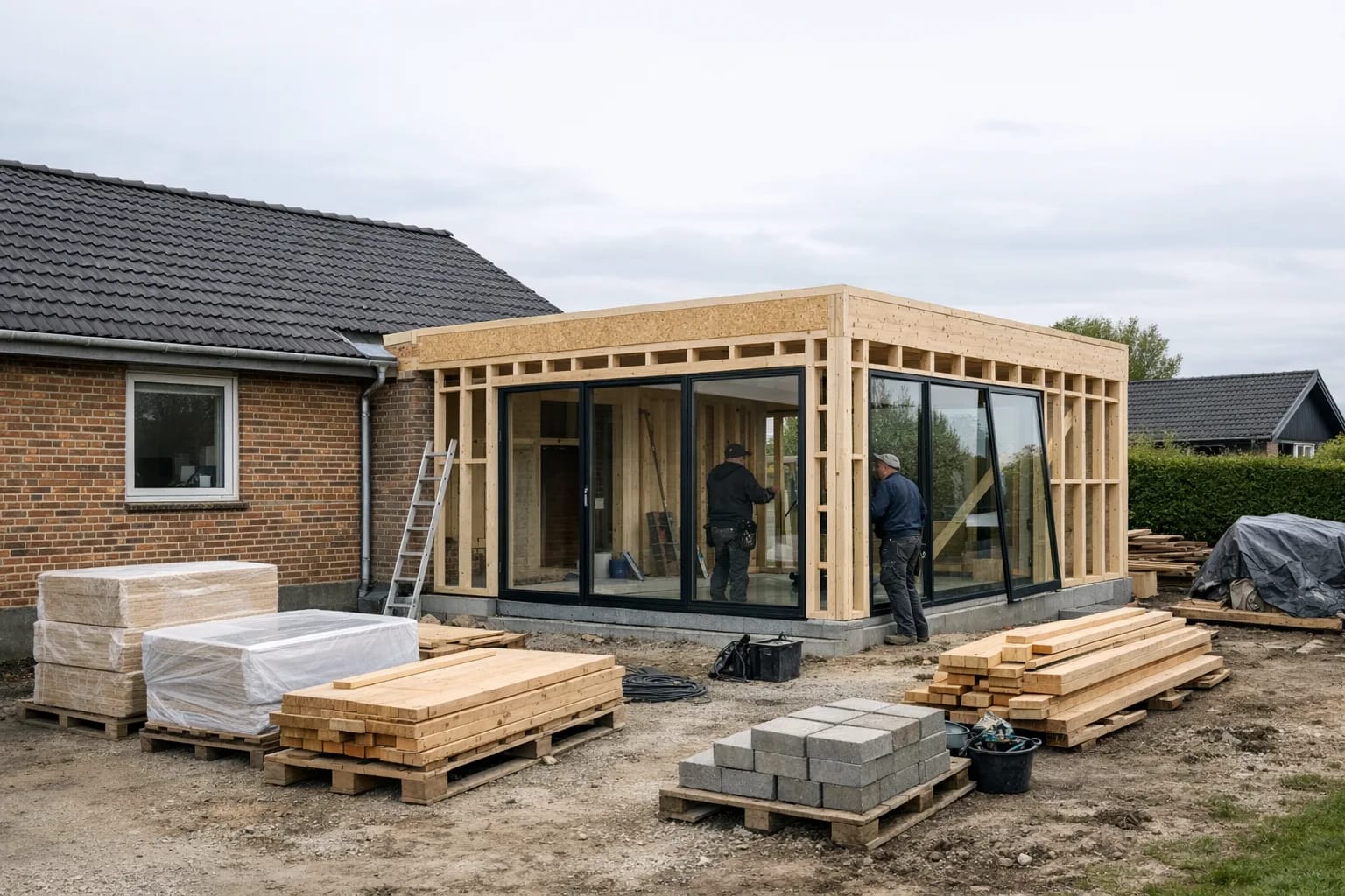 Tilbygning i Ringsted — Kvaligo