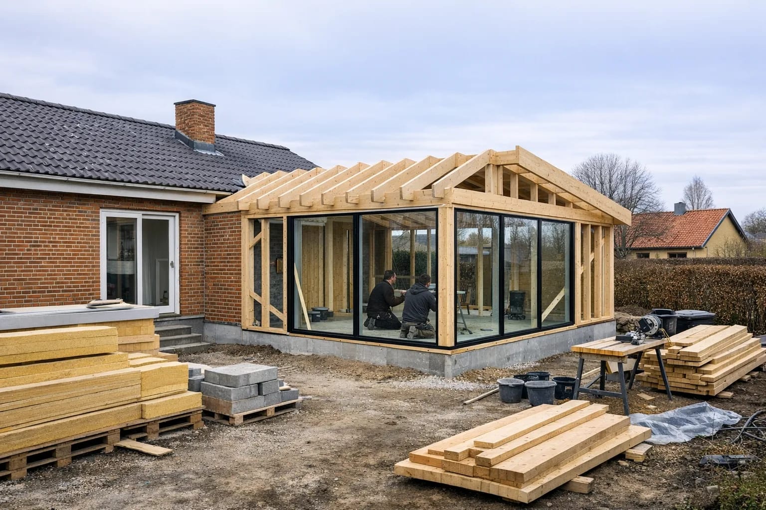 Tilbygning i Roskilde — Kvaligo