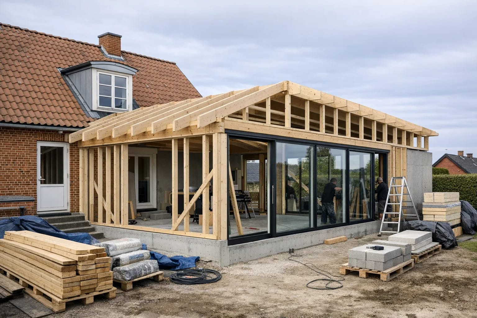 Tilbygning i Slagelse — Kvaligo