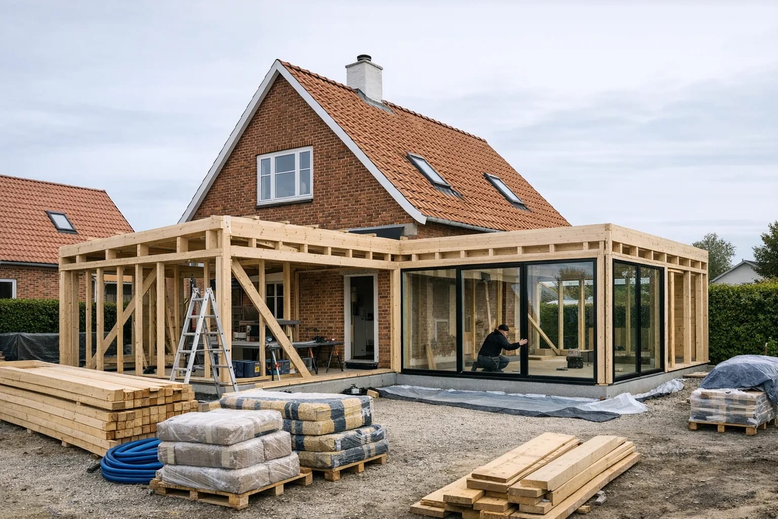 Tilbygning i Taastrup — Kvaligo