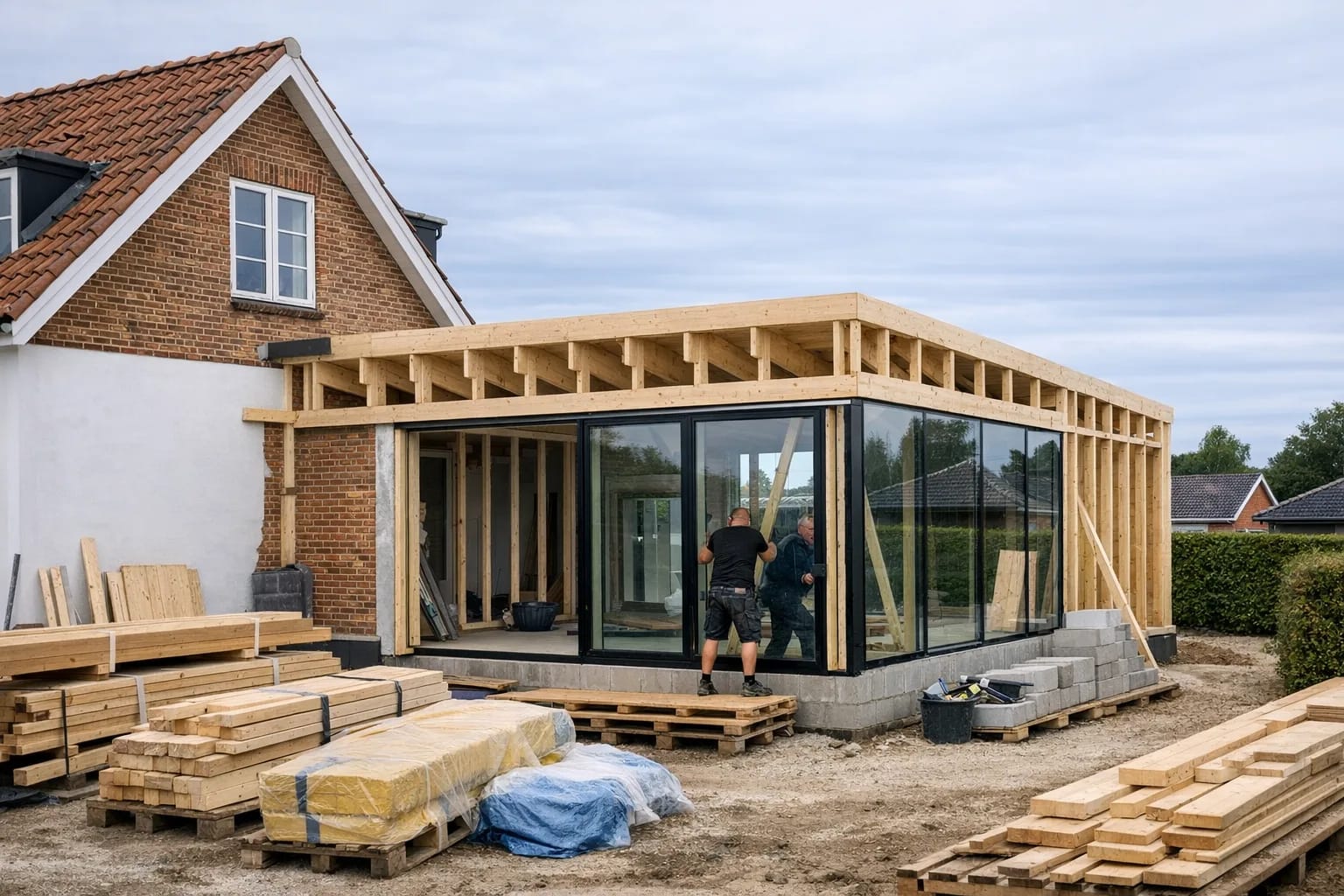 Tilbygning i Vordingborg — Kvaligo