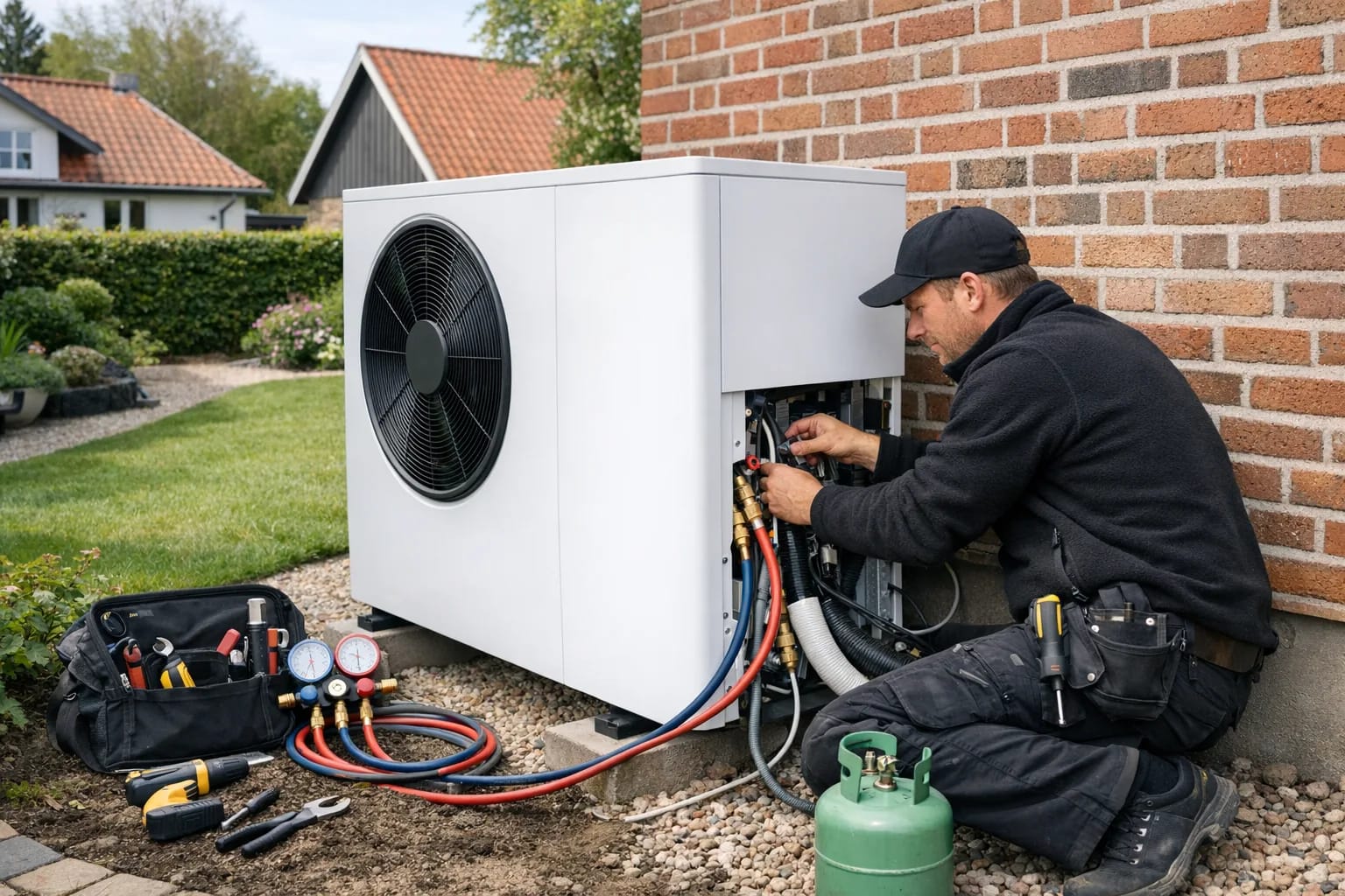 Varmepumpe i Haslev — Kvaligo