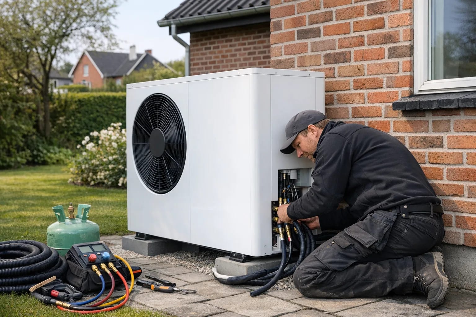 Varmepumpe i Nykøbing F. — Kvaligo