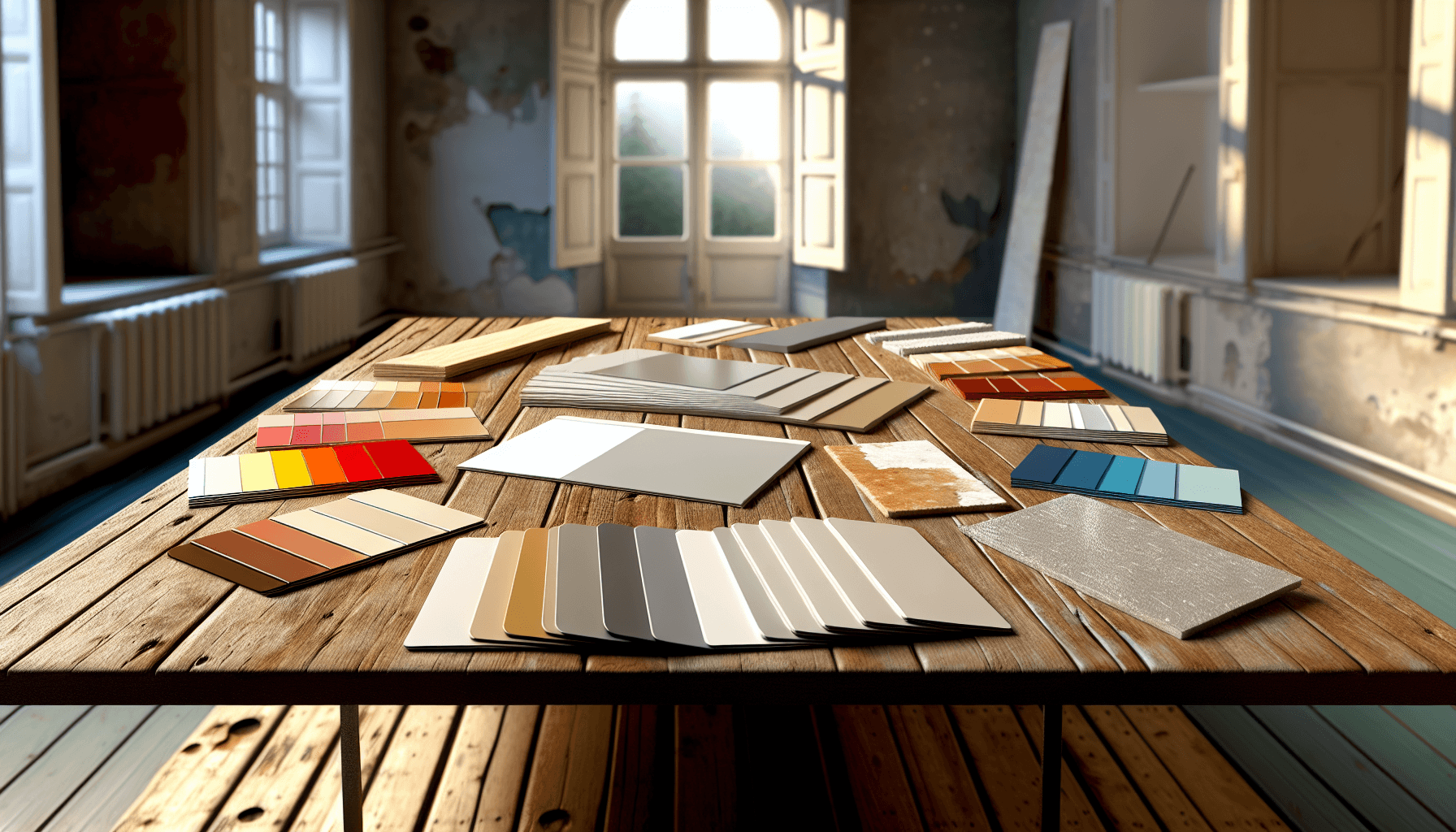 Materialeprøver til facaderenovering