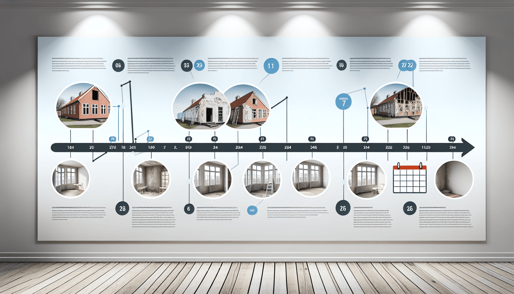 Tidslinje for facaderenovering projekt
