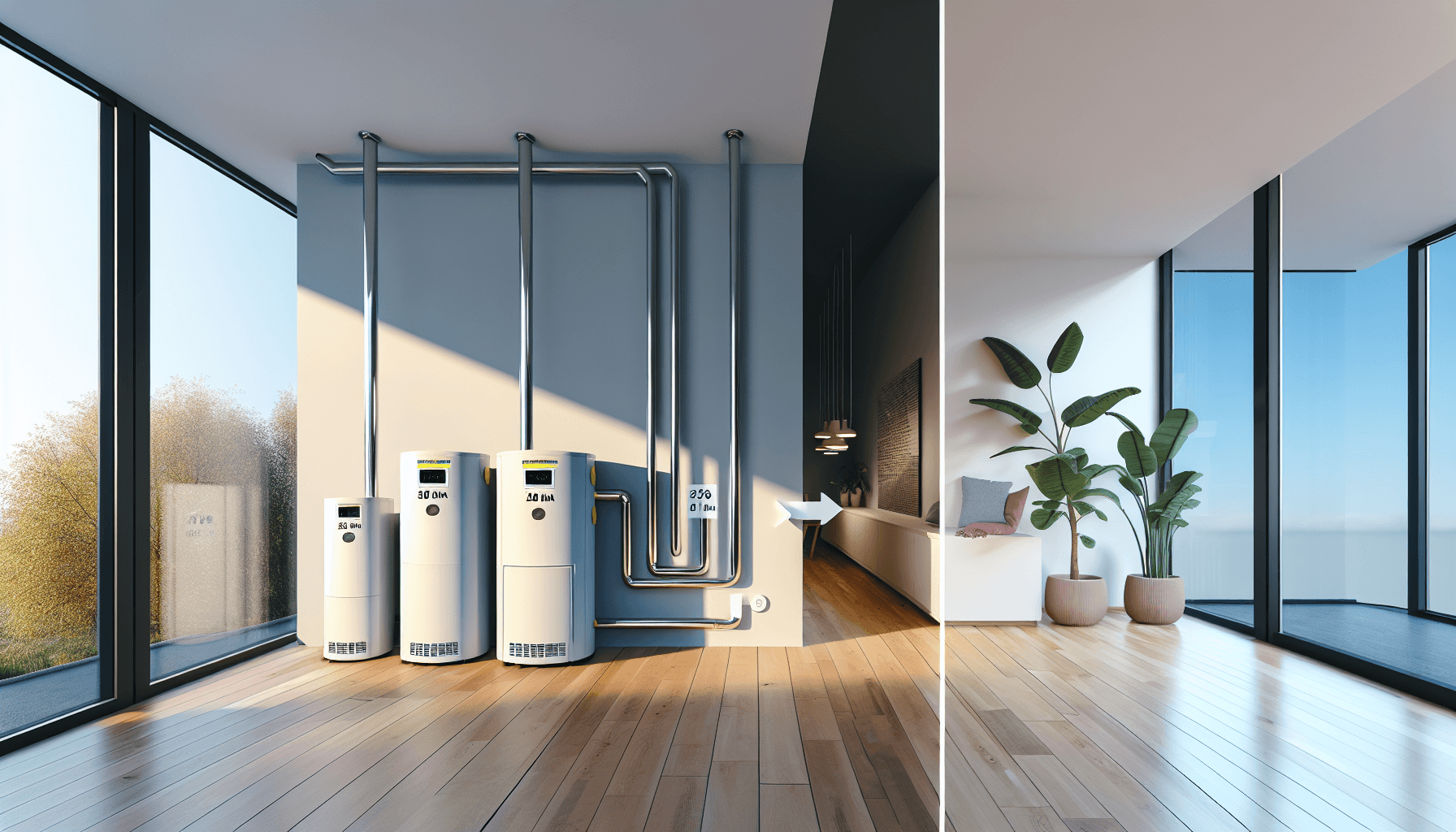 Graf over omkostningssammenligning