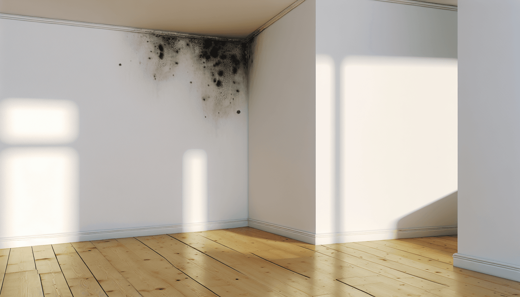 Håndværker inspicerer kælder for fugtskader