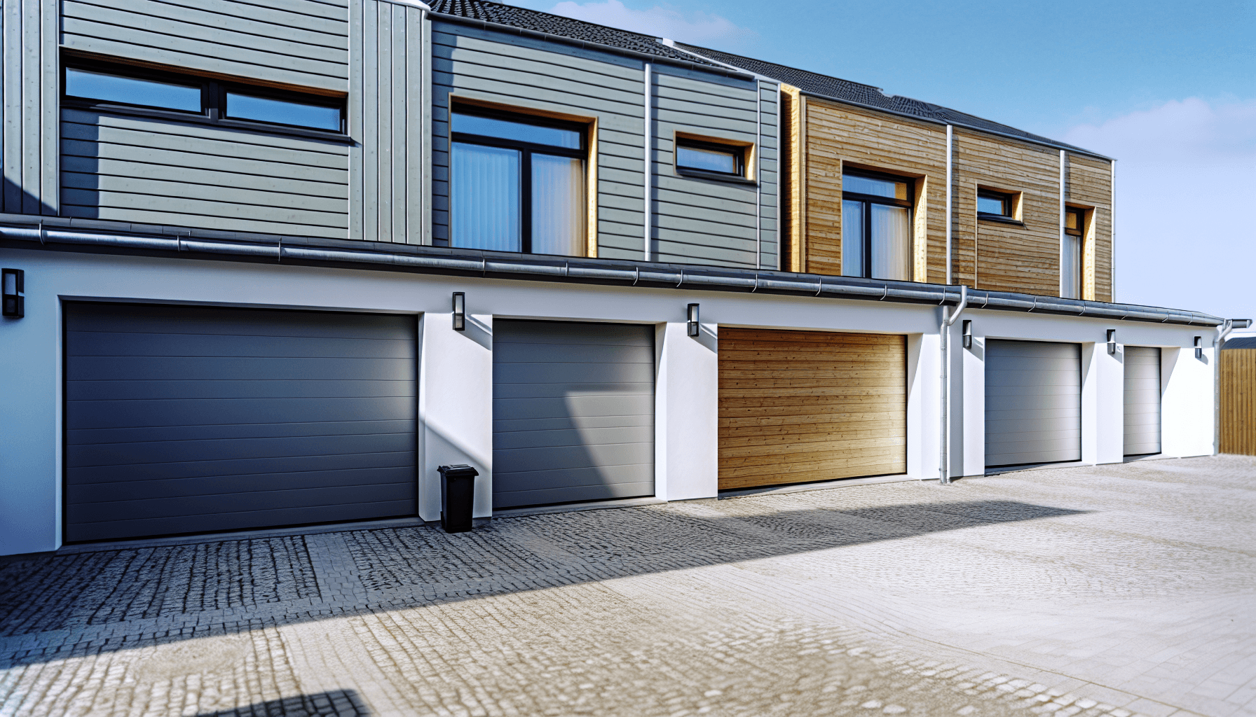 Sammenligning af tre garagematerialer