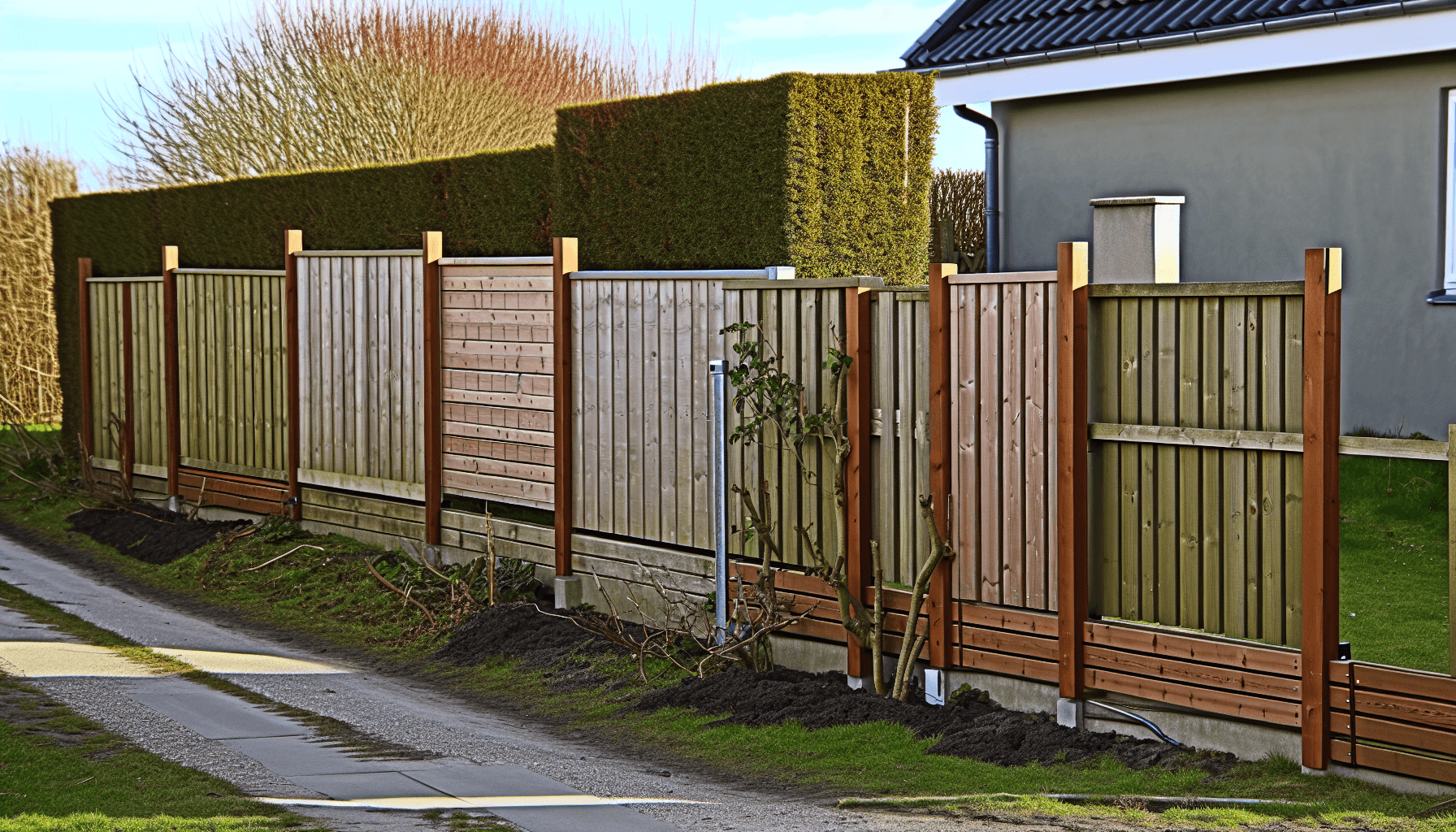 Oversigt over forskellige hegntyper og materialer