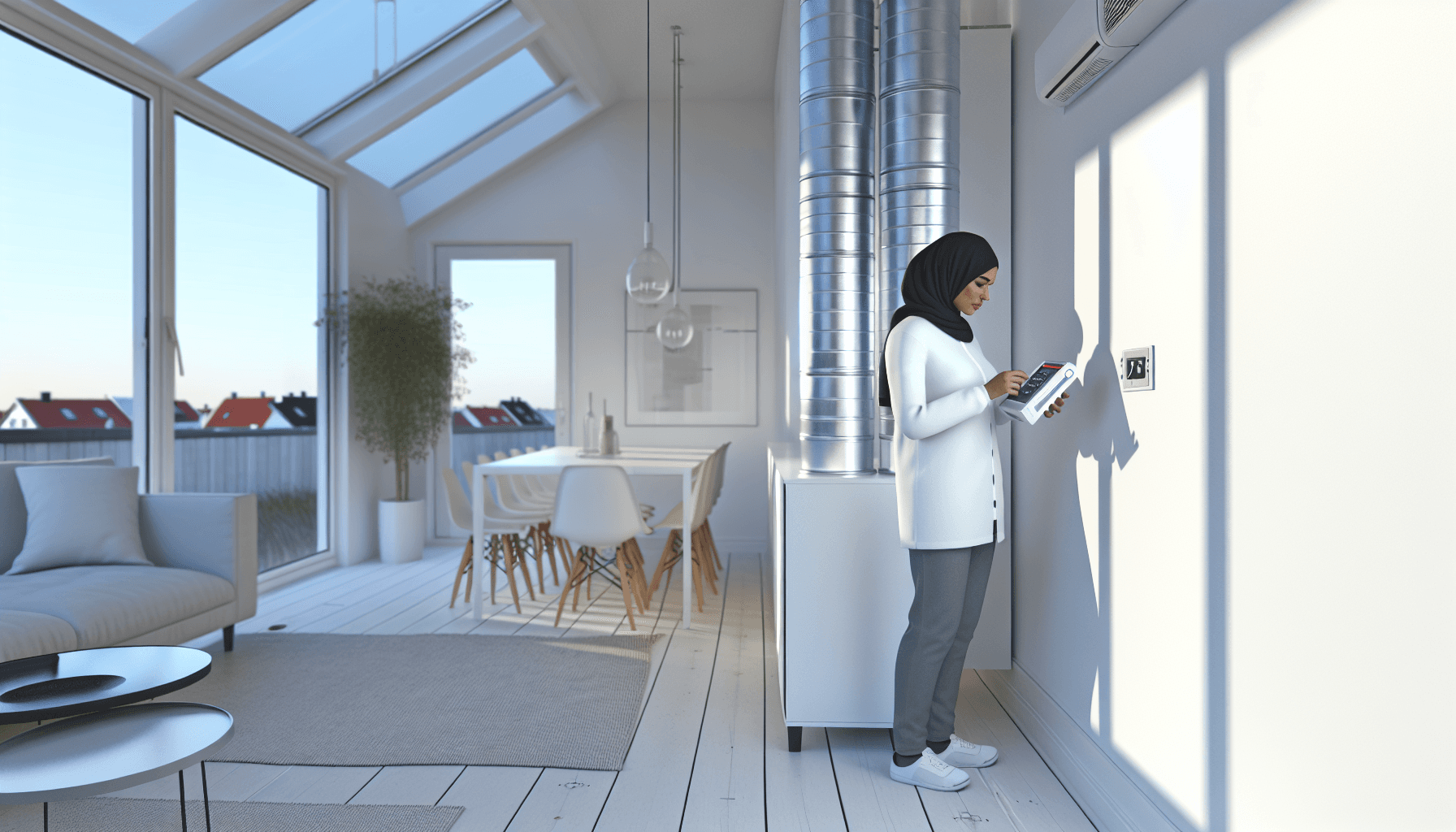 Ventilationsmåling i dansk bolig med digitalt udstyr