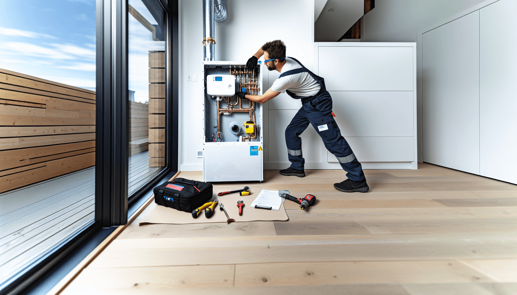 Professionel installation af varmepumpe