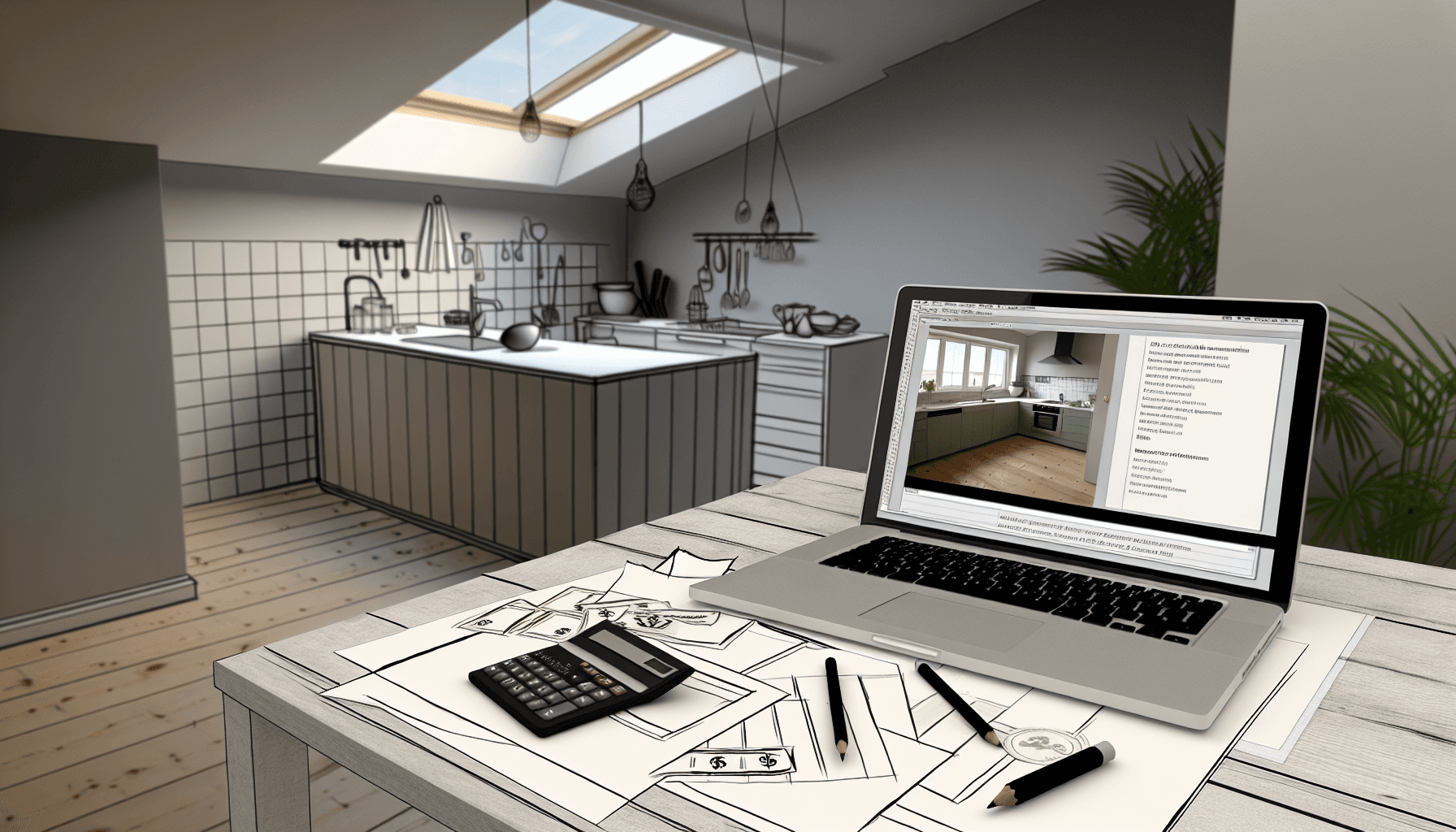 Prissammenligning og budgetplanlægning på computer