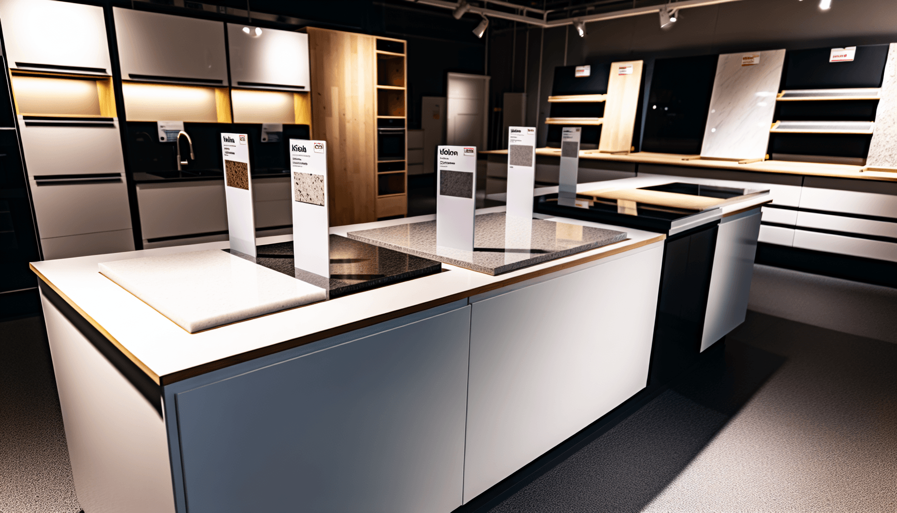 Sammenligning af forskellige bordpladematerialer