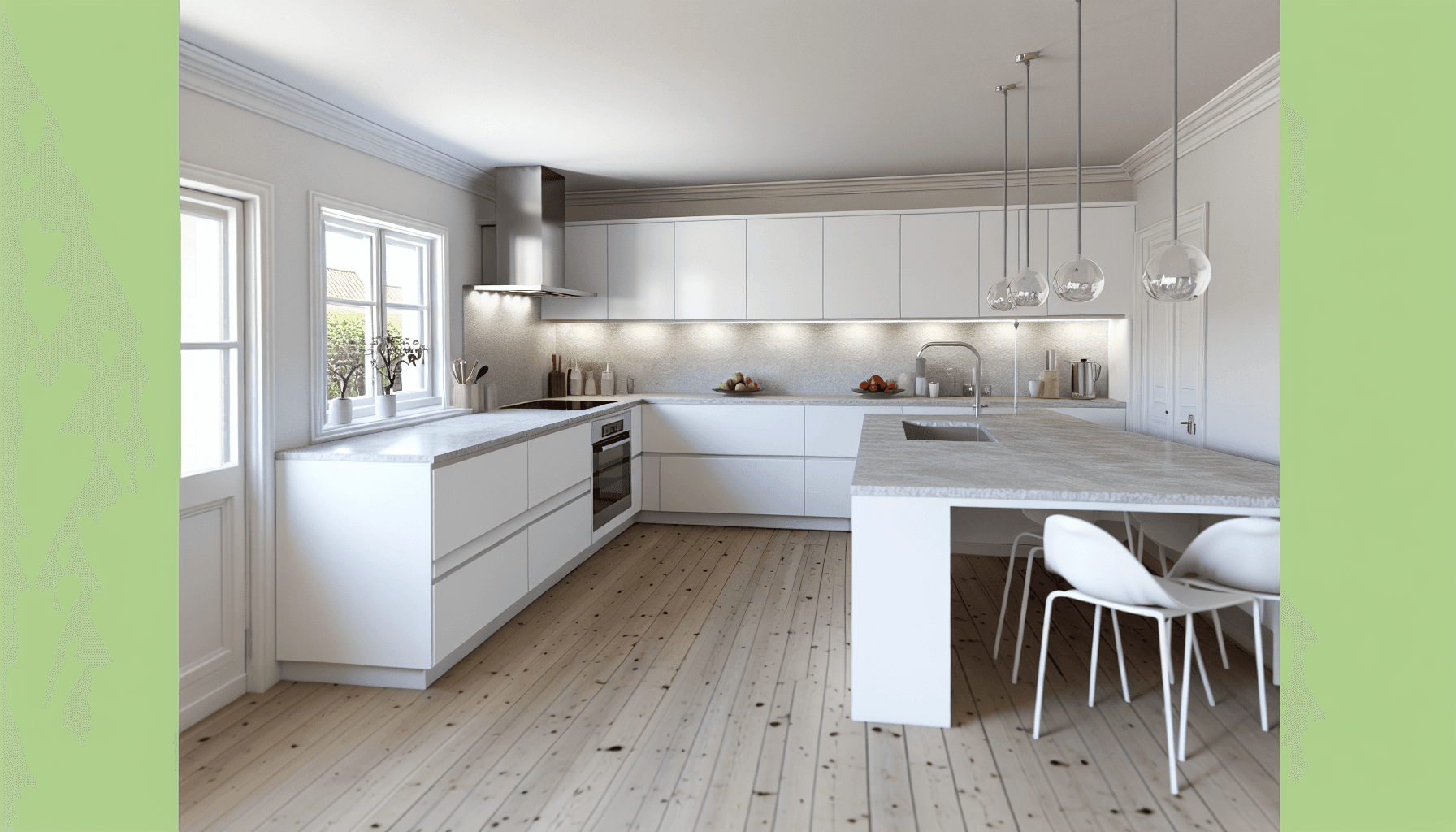 Færdigrenoveret dansk køkken med prisguide