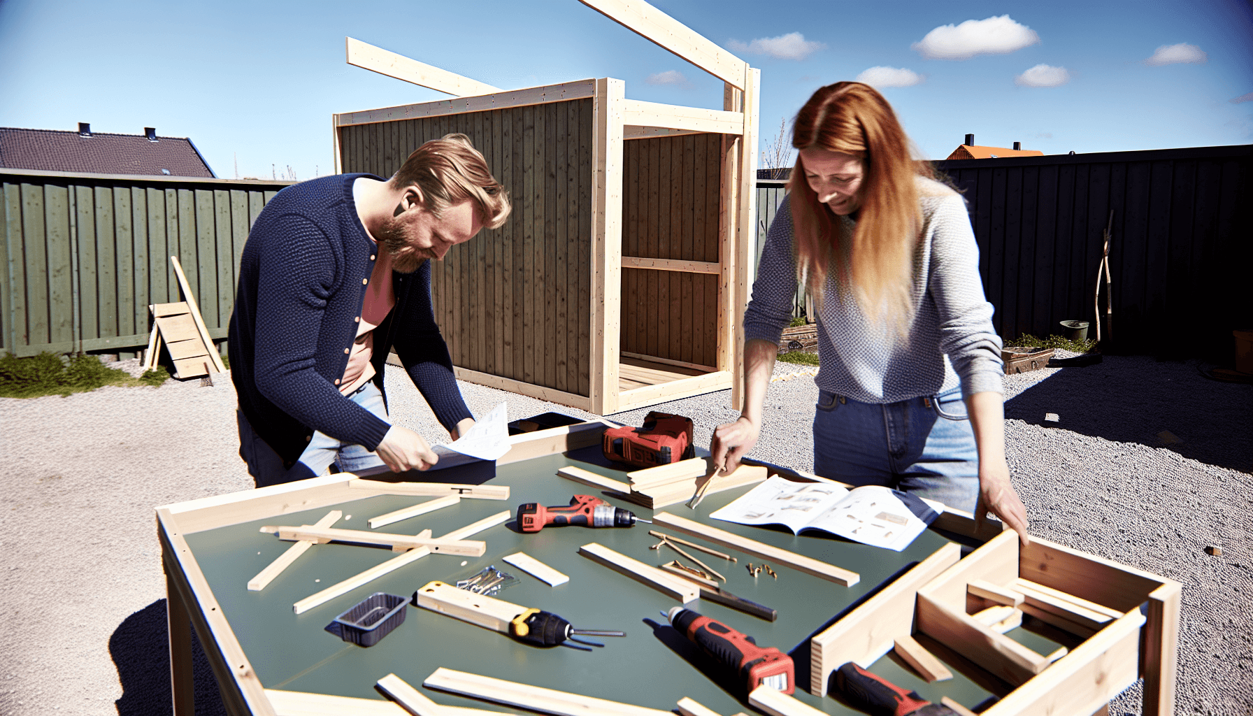 Kolonihaveejere samler selv deres træhus