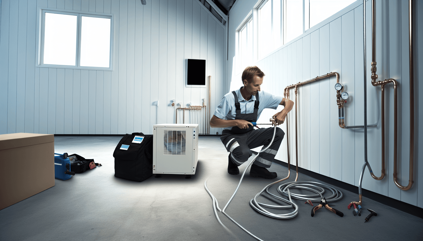 Professional installation af varmepumpe