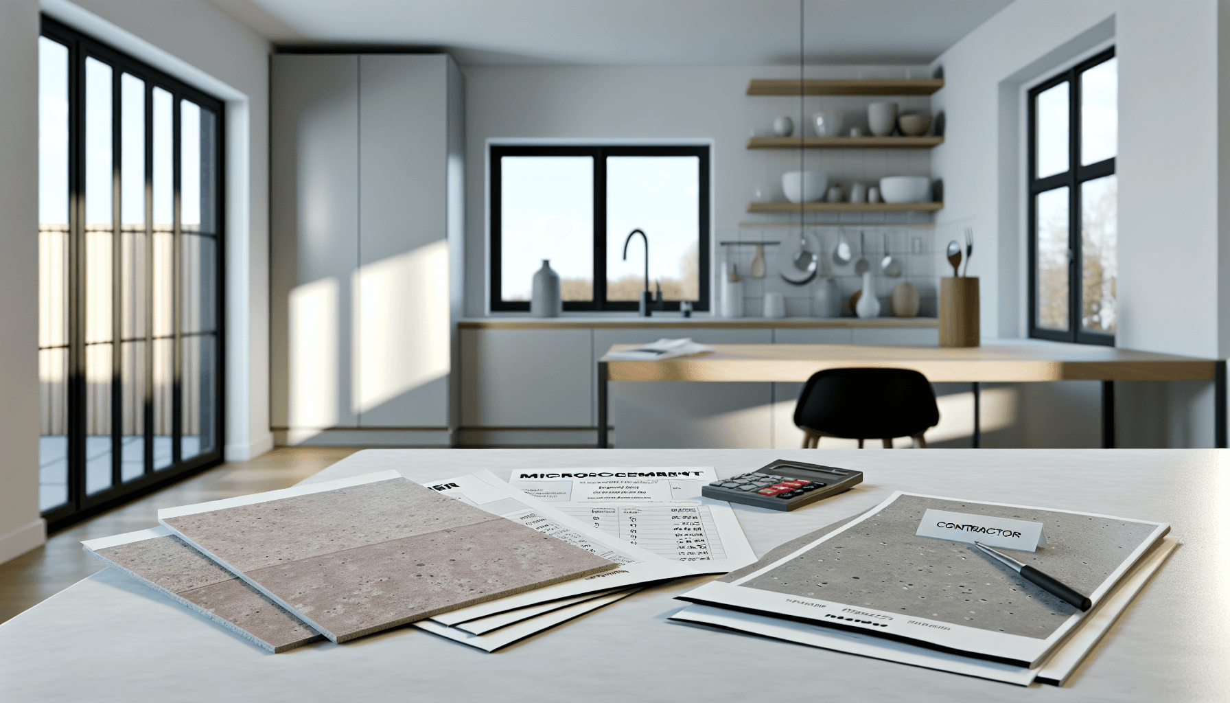 Professionelt microcement værktøj og materialer