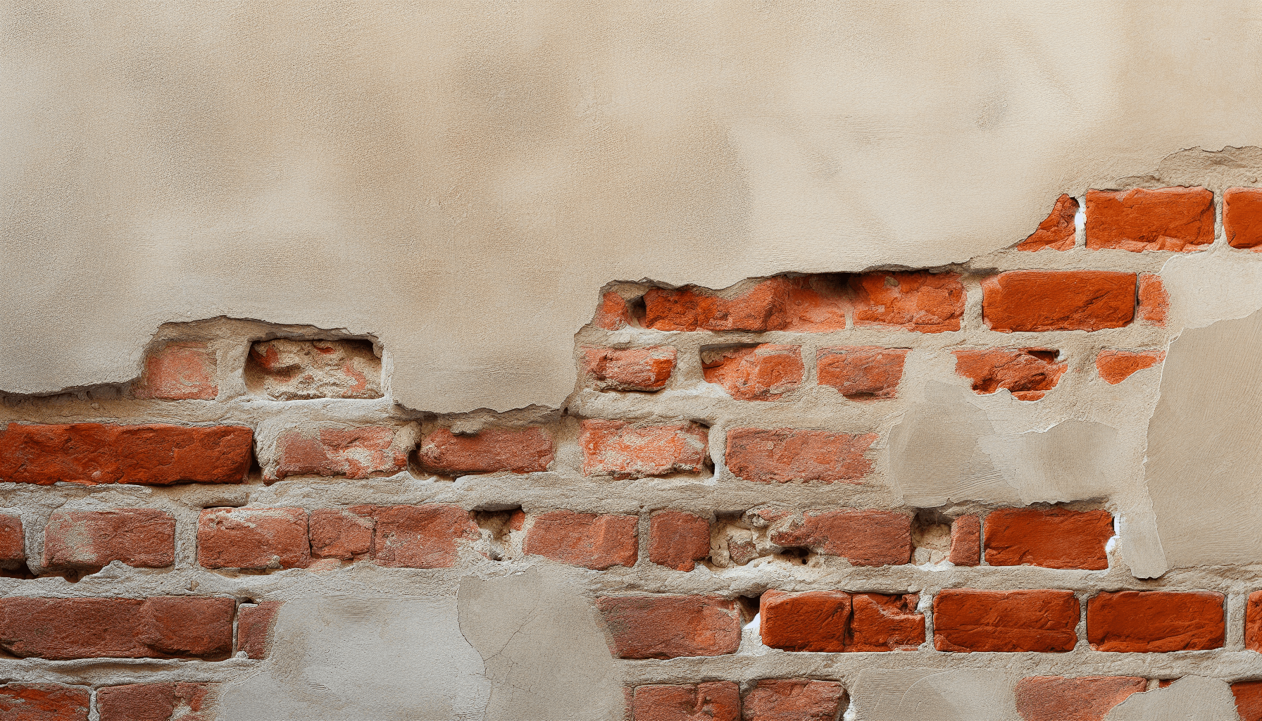 Revner og skader i murværk der kræver reparation