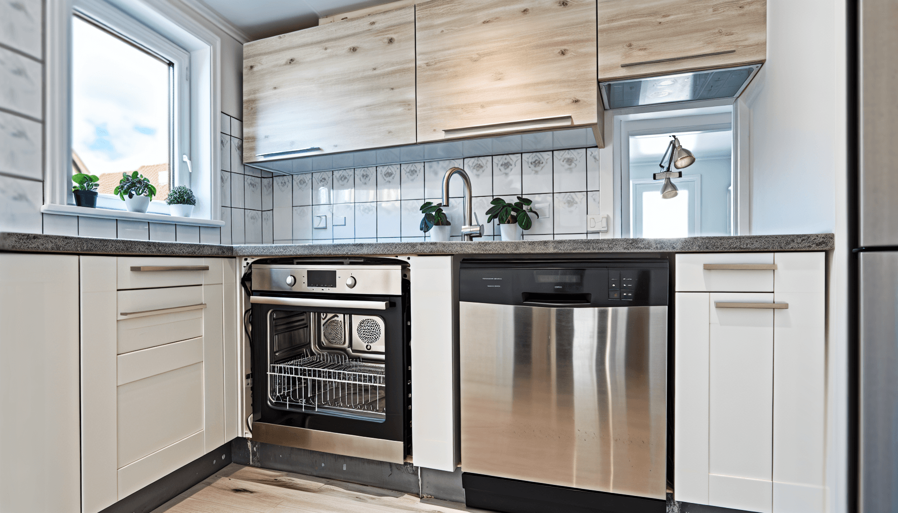 Afmontering af køkkenhvidevarer