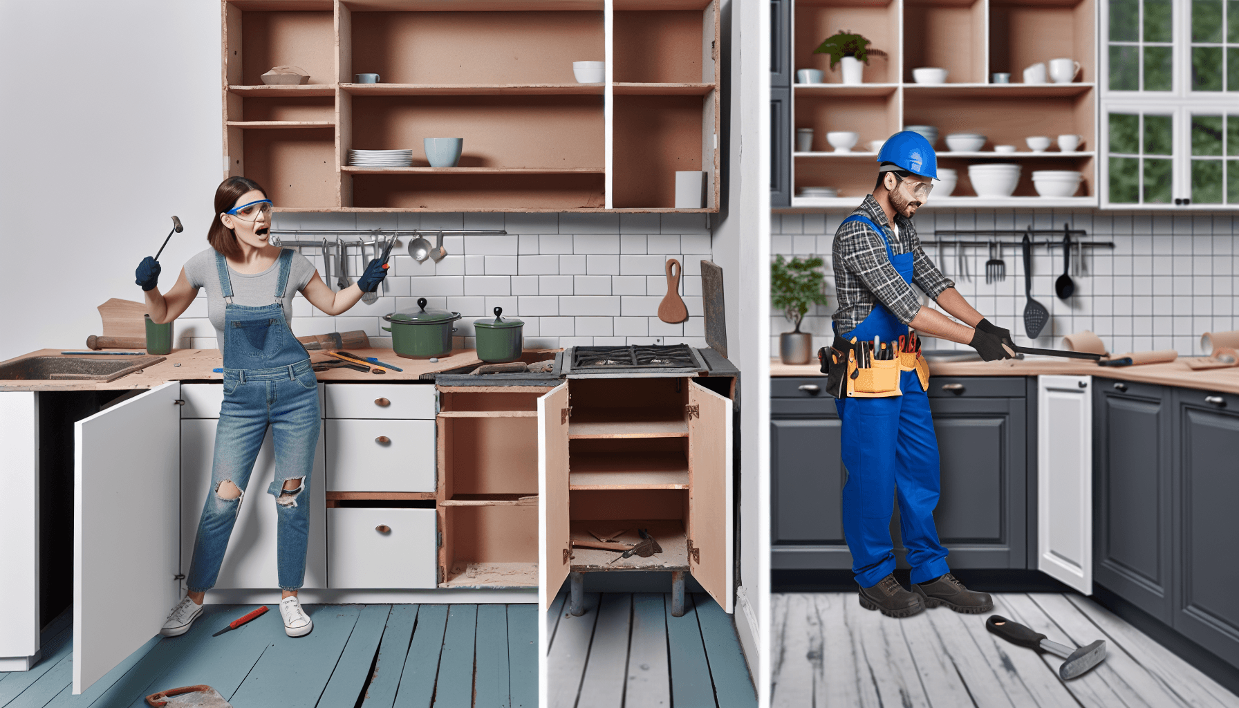 Sammenligning af DIY og professionel nedrivning