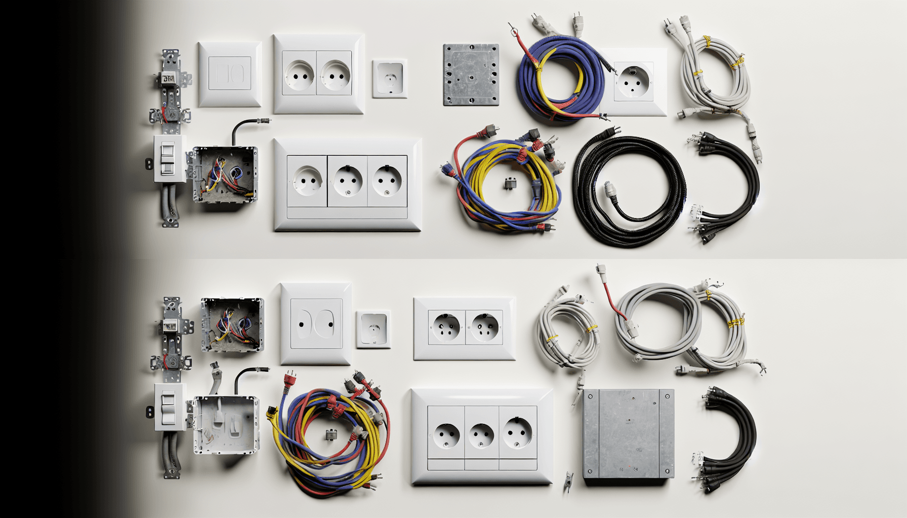 Sammenligning af forskellige el-komponenter og materialer