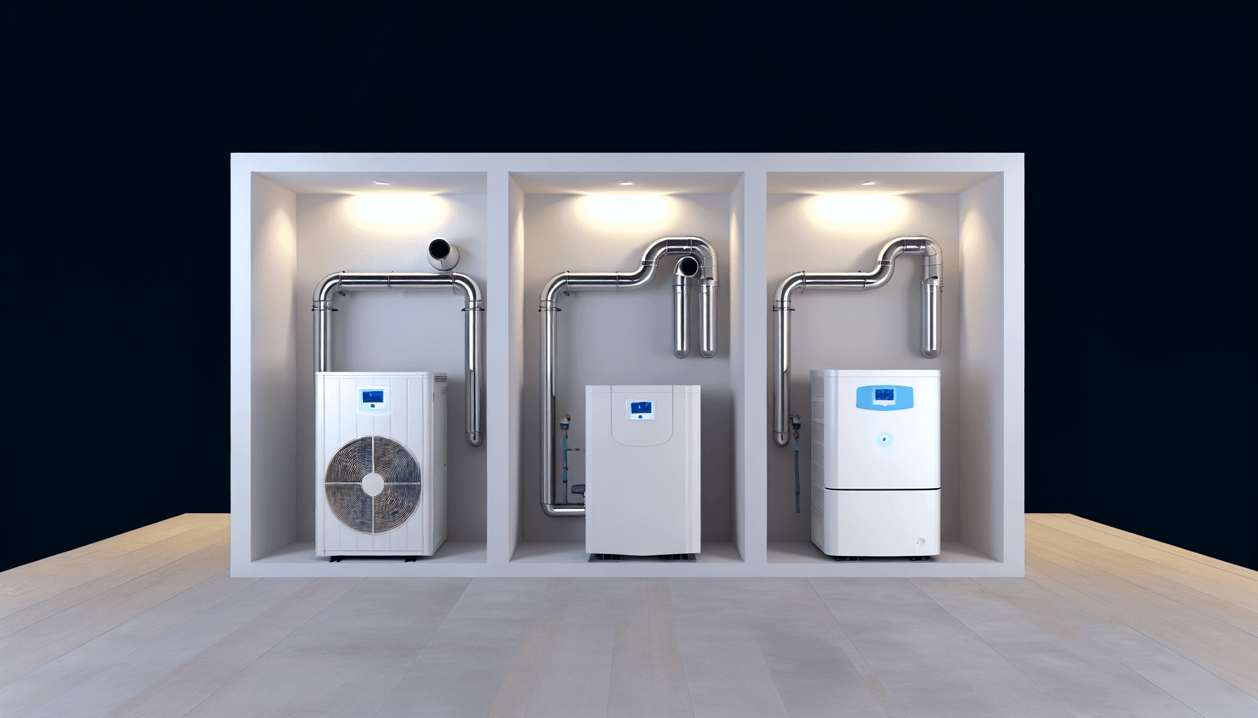 Sammenligning af forskellige varmepumpetyper