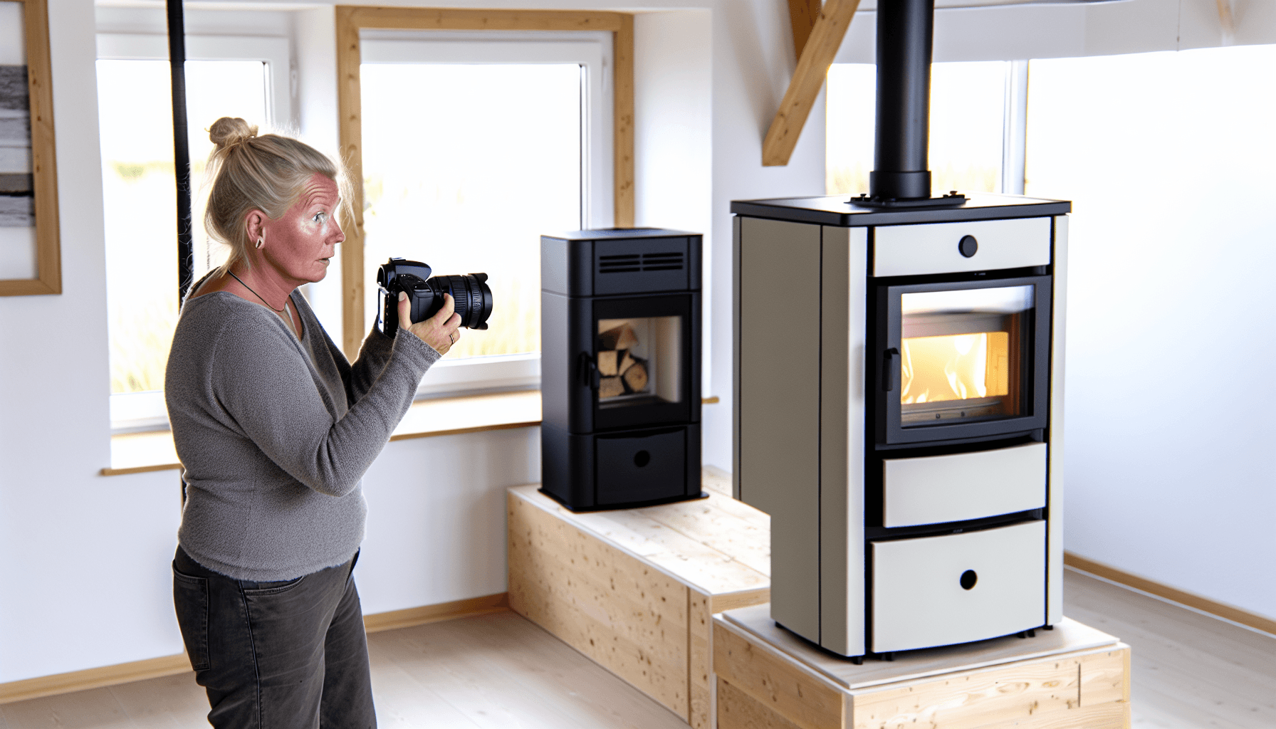 Boligejer sammenligner forskellige pillefyr-modeller med prisguide