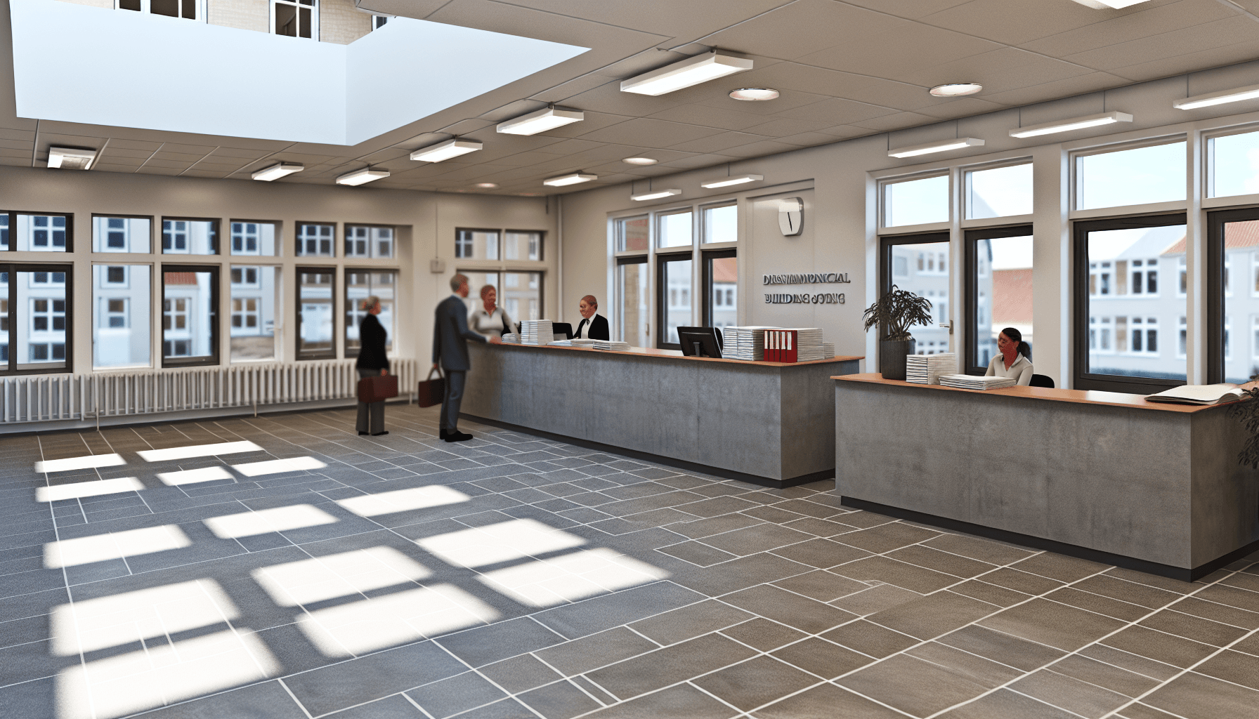 Kommunalt byggekontorers modtagelse af ansøgning