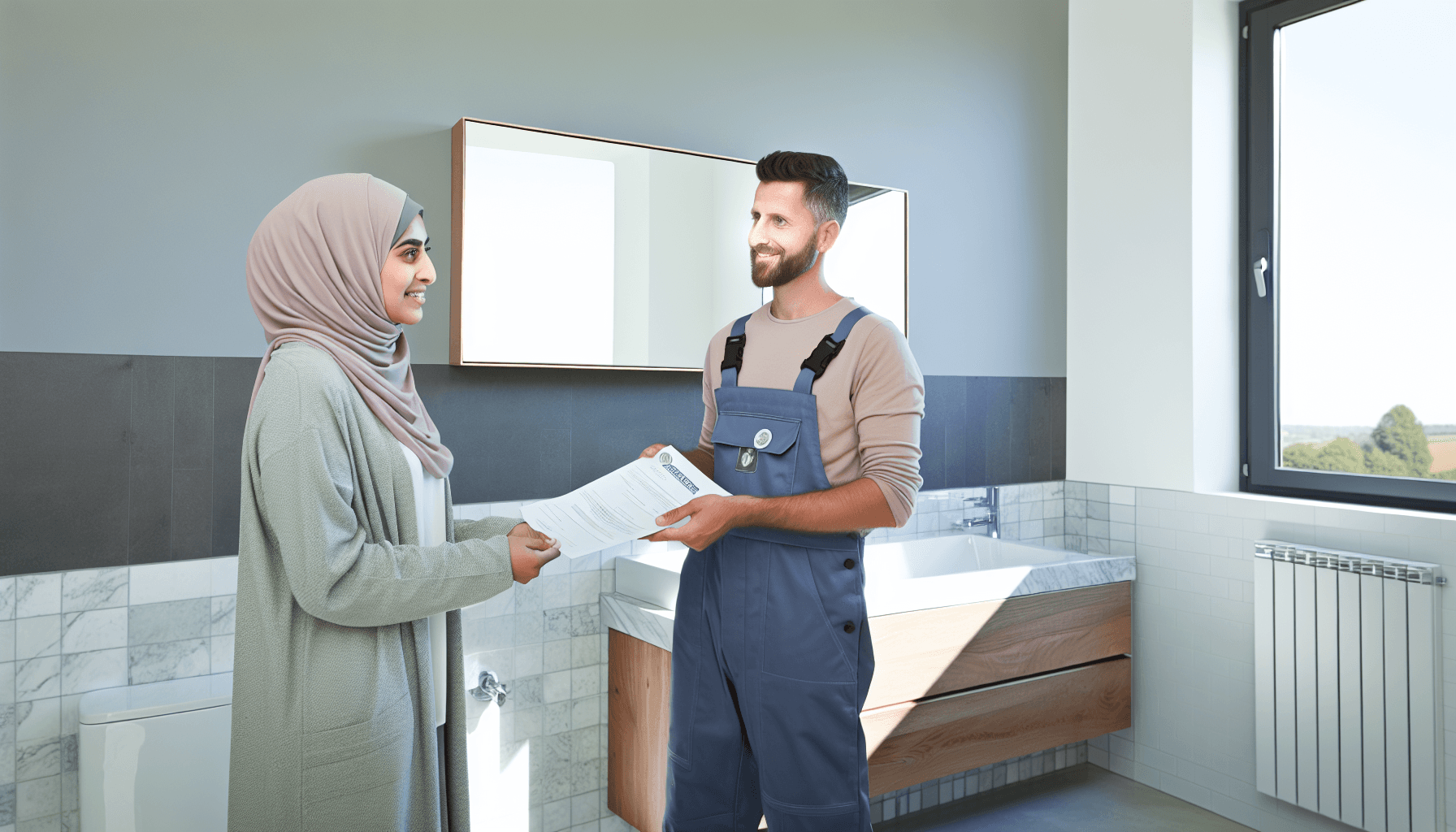 Sammenligning af håndværker med professionelt udstyr og boligejer med almindelige rengøringsmidler