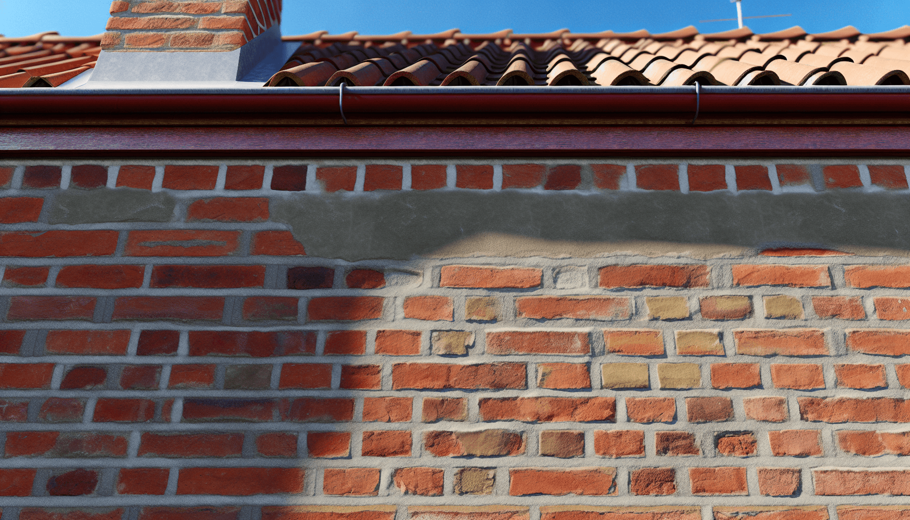 Skorsten med revner og fugningsproblemer