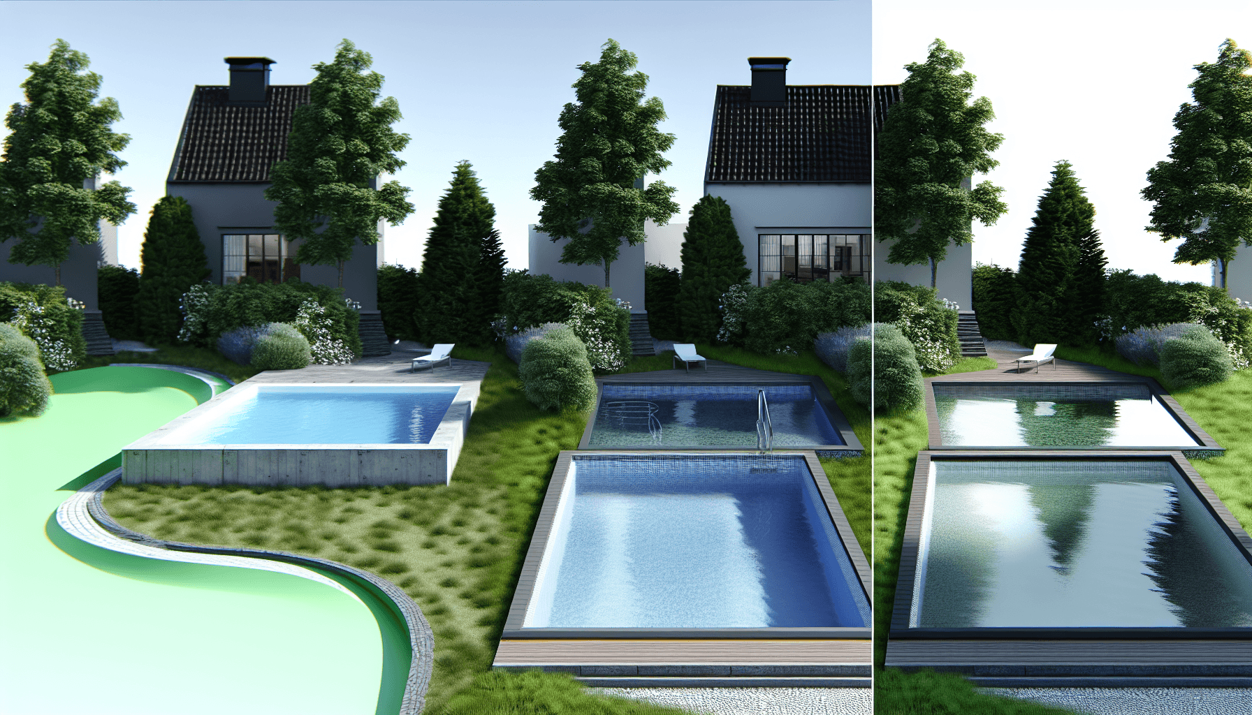 Sammenligning af forskellige pooltyper i danske haver